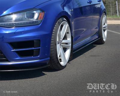 VOLKSWAGEN MK7 GTI/R SIDE SKIRT SPLITTERS