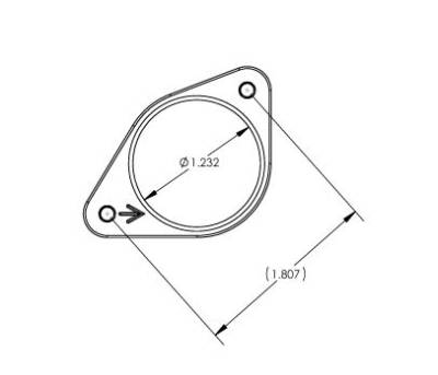 Mazda 3, 6, CX3, CX5, CX30, CX50, MX5, Miata Mass Air Flow Sensor Flange